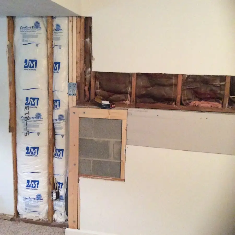 Wall insulation replacement during Odor Removal & Deodorization in Sayreville